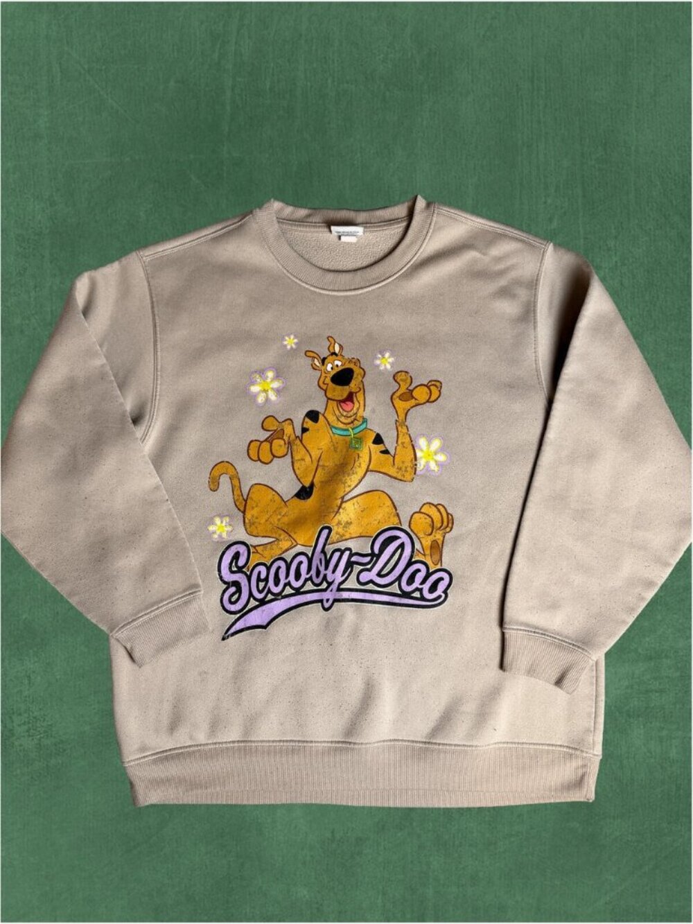 Scooby Doo Sweatshirt Vintage Cartoon Graphic Crewneck Y2K Scooby Sweater Large